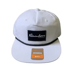 Rounders Script Hat Plain Baseball Cap backwards hat bald head