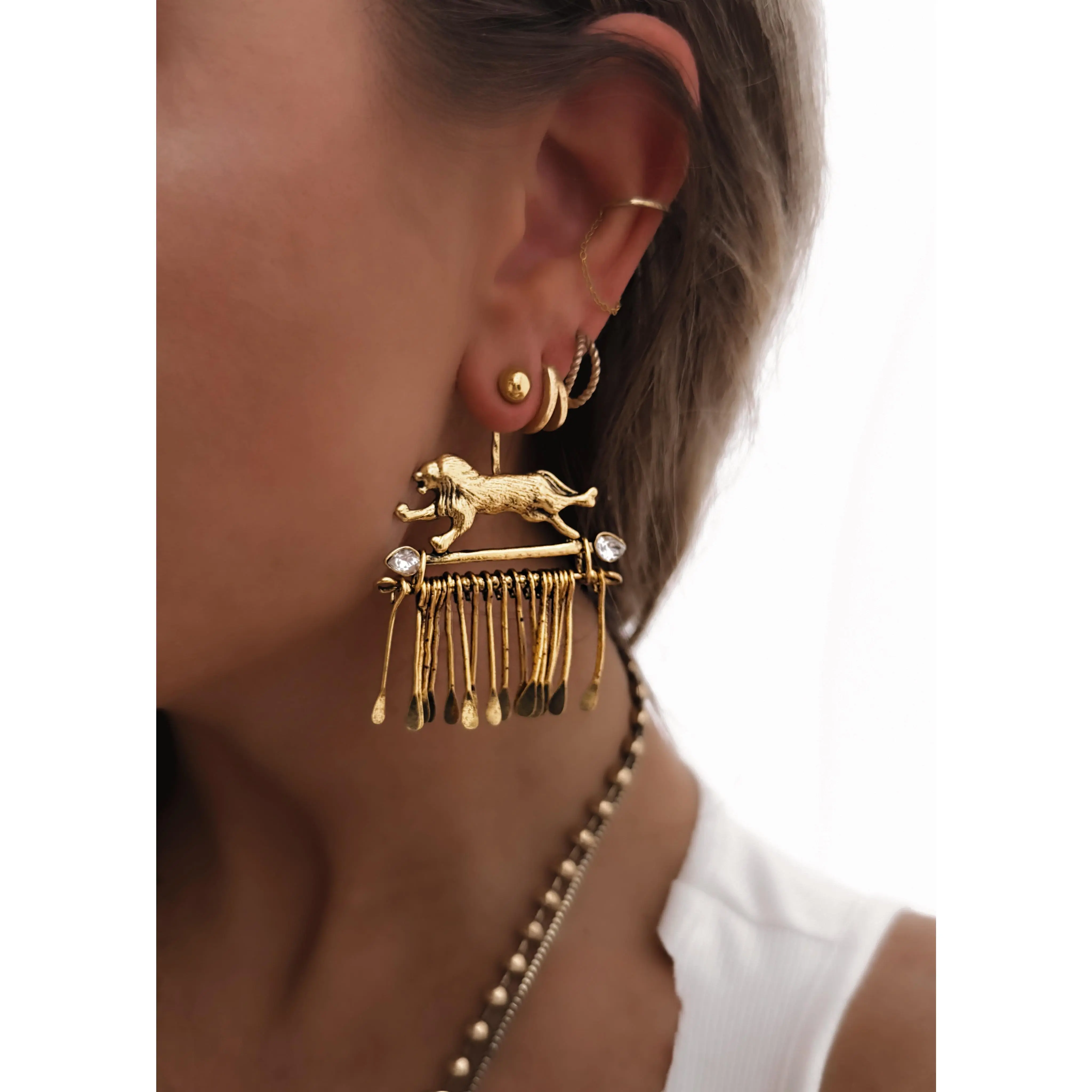 DRAMATIC EXIT STATEMENT EARRINGS