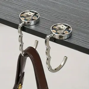 Foldable Purse Hook (3-Pack), Folding Handbag Hanger & Table Hook for Women, Bag Organizer for Handbags, Purses & Pouches Compact Pursehook