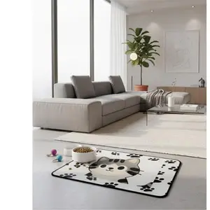 Peeking Tabby Cat Mat - Pet Mat