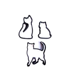 3pc Cat Cookie Cutter Mold Set - Set of 3! - Choose from many different colors! 3D Printed!