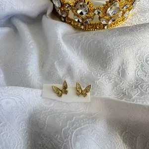 Elegant Gold Butterfly Stud Earrings for Women - Hypoallergenic & Stylish Accessory for Any Outfit