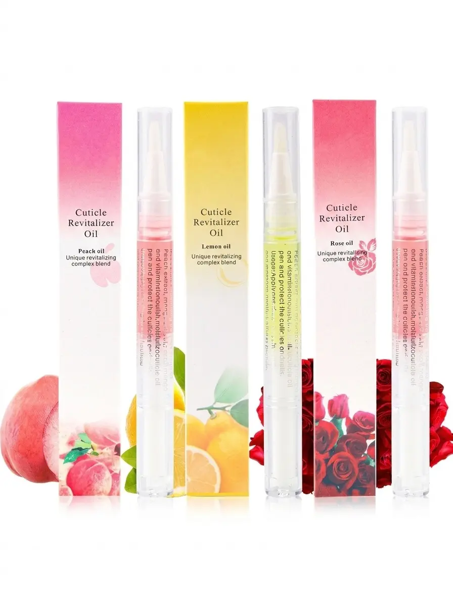 Cuticle Oil Pen for Nails, Portable Vitamin-Enriched Nail Care Treatment to Soften Dead Skin, Hydrating Nail Strengthener for Professional Manicure & Pedicure