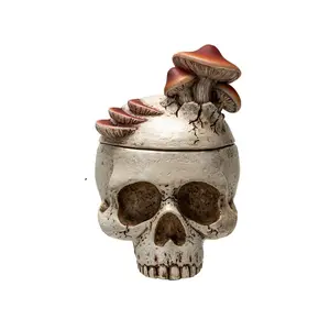 Mushroom Skull Stash Box
