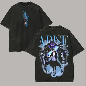 Solo Leveling ARISE Printed Unisex Washed T-Shirt105