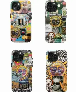 Sublime Graffiti Art Phone Case, Inspired by 90s Ska Punk Culture, iPhone & Samsung Compatible, 90s Band Fan, Gift for men and women