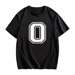 Stylish Letter O Initial Varsity Alphabet T-Shirt for Casual Wear