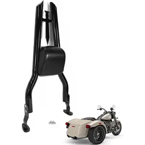 27" Black Sissy Bar Pad For Harley Davidson FLRT Freewheeler Road Glide 3 FLTRT 2015 2016 2017 2018 2019 2020 2021 2022 2023 2024