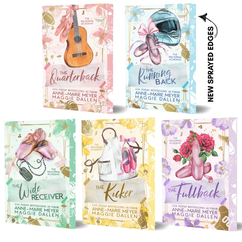 The Ballerina Academy Series Elevated Paperbacks - Olivia, Ethan, Foiling Accents, Sprayed Edges, Humor-Infused Literature Book