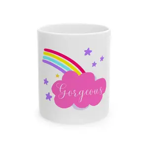 Pink  Rainbow Mug