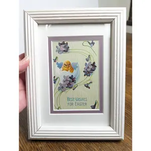 1900's Vintage Framed Easter "Best Wishes for Easter" Postcard