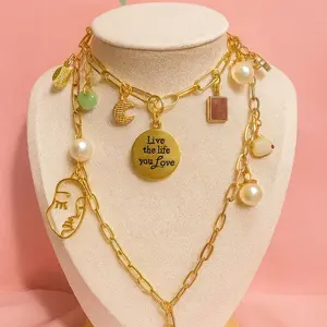 Custom Charm Bracelet Personalized Gold Silver Plated Adjustable Fit Up to 5 Charms for Special Occasions Gift for Friends Family