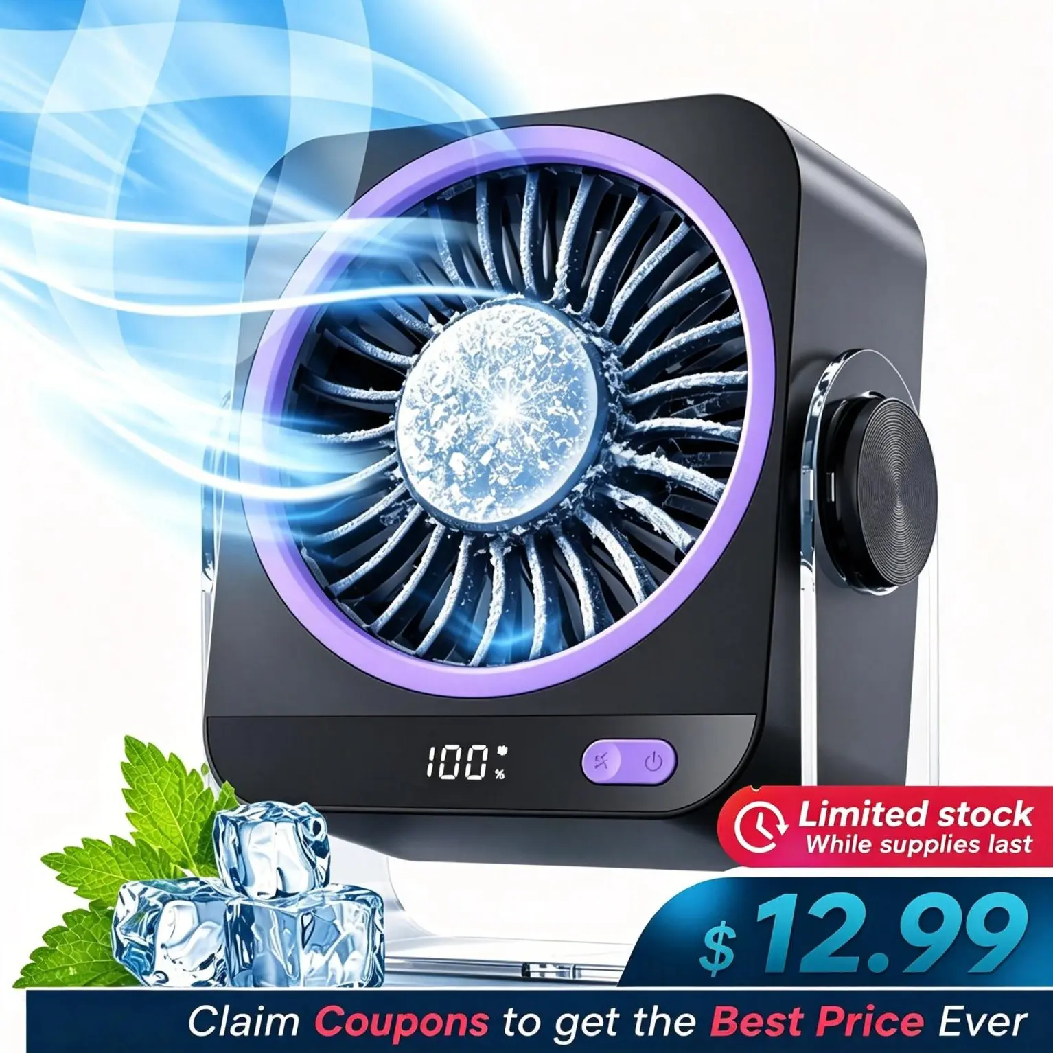 Portable fan Handheld High Speed Fan 199 Adjustable Levels Foldable for Summer  Travel Vacation Essentials& Outdoor Activities  cool fan ventilador de escritorio small desk bedroom office