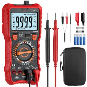 Digital Multimeter 6000 Count - TRMS Ohm Meter Multimeter, Voltimetro Digital, NCV DC AC  Current Temperature Capacitance Resistance Diode Continuity HFE Tester