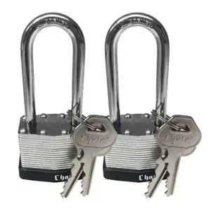 UBMOVE Padlock 1-1/2" (2 Pack) Long Shank