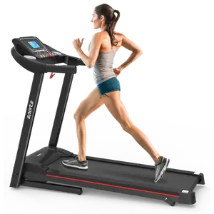 Fitshow App Home Foldable Treadmill with Incline, Folding Treadmill for Home Workout, Electric Walking Running Treadmill Machine 5" LCD Screen 250 LB Capacity Bluetooth Music