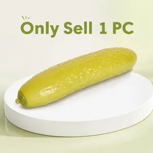 Pickle Squíshy Toy, Pickle Squishy Stress Toys, Pickles Squeeze Fidget Toys, Soft Fun Realistic Pickle Design, Adults Pickles Squeeze Fidget Toys, for Boys Girls Men Women Students Home Office Classroom Work Study