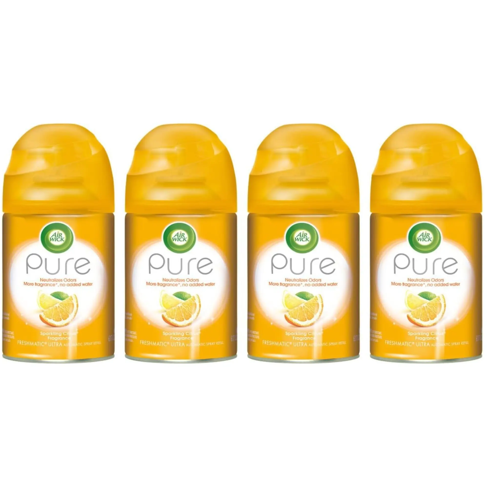 Air Wick - Freshmatic Refill Pure, Sparkling Citrus, 6.17 Ounces (Pack of 4)