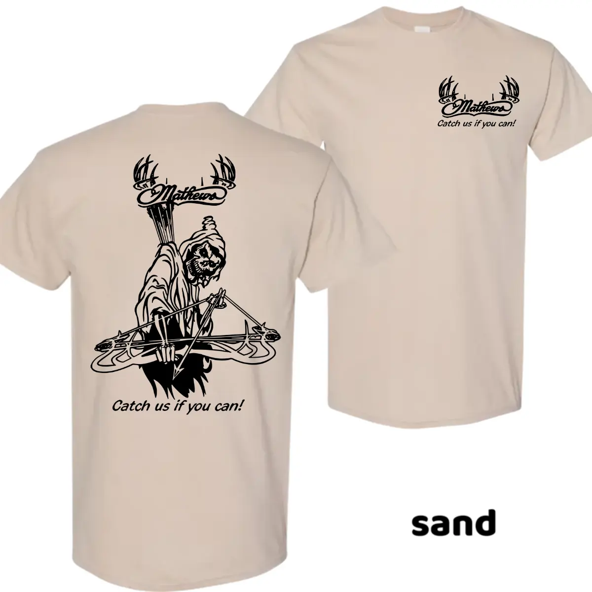 Vintage Mathews Bow Hunting T-Shirt, Compound Bow Archer Graphic Tee, Grim Reaper Archery Shirt, Bowhunter Cotton T-Shirt, Hunting Lifestyle Tee, Outdoor Archer Gift for Men Women