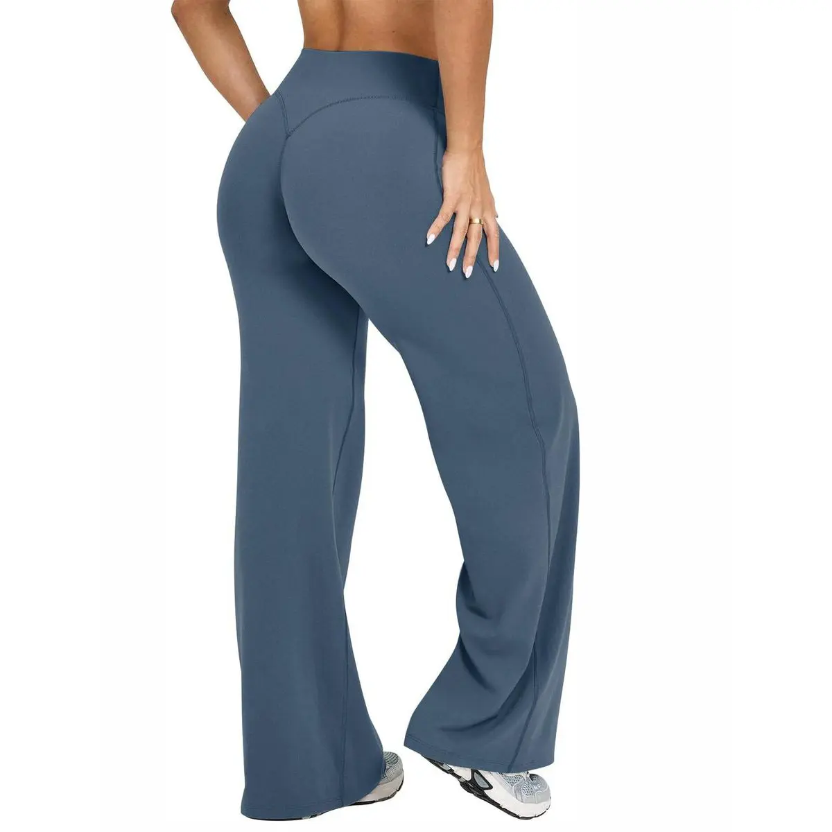 Women's High Waisted Bootcut Flare Leggings - Buttery Soft, Quick Dry, Breathable, Butt Lifting, Elastic Waist Compression Fitness Pants - Female Gym Clothes, Activewear for Workout & Exercise, Flare Legging, Compression Yoga Pants