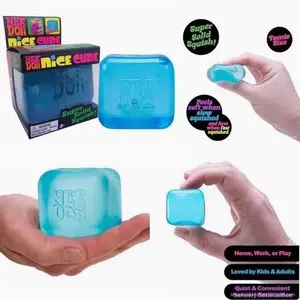 Lovely Ice Cube Shape Squishy Toy Squeeze Stress Relief Toy for Girls and Friends/*