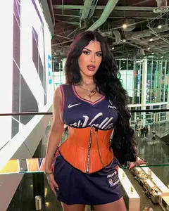Orange Corset top with Stylish Phone Holder Orange Corset top with Stylish Phone Holder