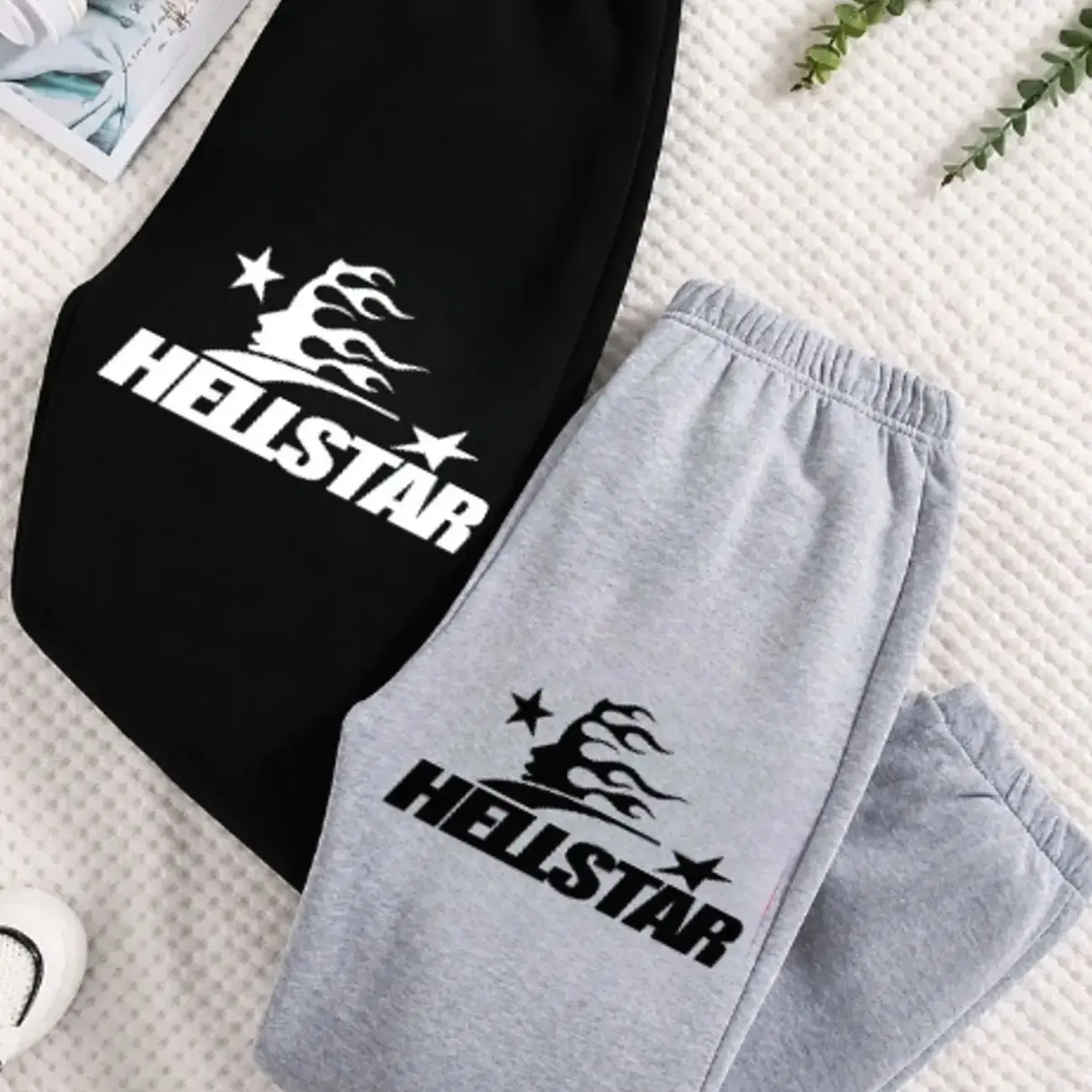 Sweatpants 1 Hellstar Graphic Sweatpants, Unisex Oversized Joggers, Soft Cotton Blend Fleece, Relaxed Fit, Streetwear Fashion, Comfortable Lounge Pants for Everyday Wear, Gift For Him, Gift For Her, Gym and Travel, Trending 2026 W T
