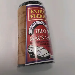 Gold color  Hilo Tex Zapatero #3 Extra Fuerte Hilo Macrame for Crafting and Beads  Projects