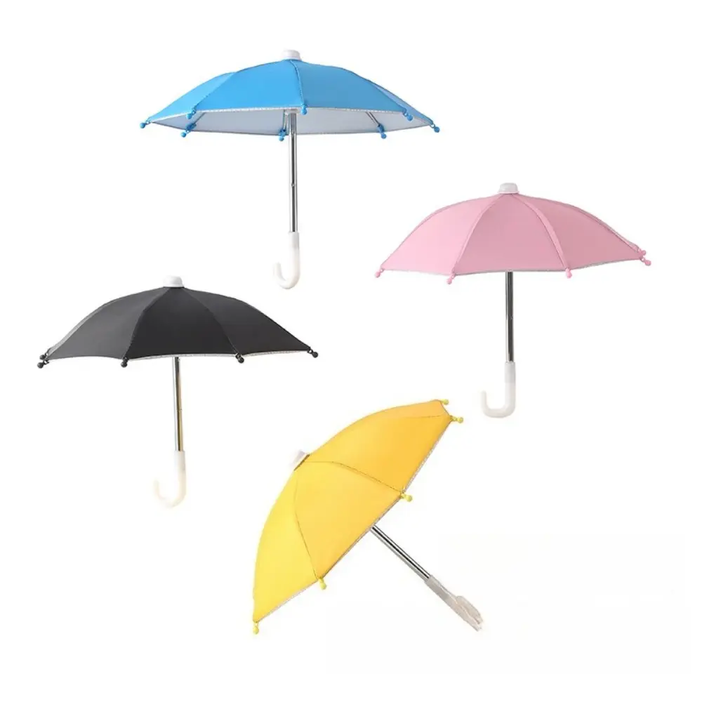 1pc Mini Mobile Phone Sunshade Umbrella Set, Outdoor Anti-Glare Portable Umbrella, with Accessories, Rain and Sun Protection 1pc Mini Mobile Phone Sunshade Umbrella Set, Outdoor Anti-Glare Portable Umbrella, with Accessories, Rain and Sun Protection