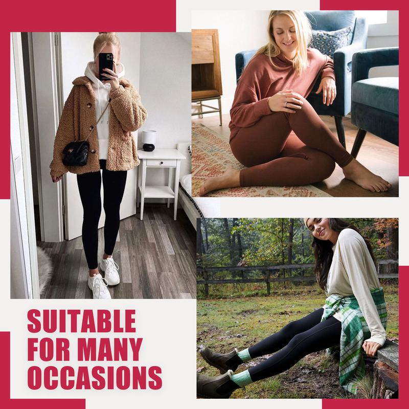SHOWITTY Women's High Waisted 1/3 Pack Fleece Lined Leggings with Pockets – Thermal Warm Yoga Pants for Winter Workout & Everyday Wear #TikTokShopHolidayHaul