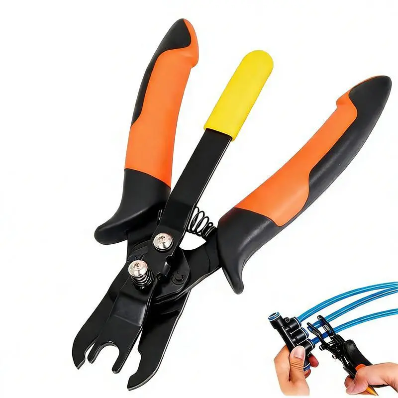 Handle-Equipped Push-to-Connect Quick Fitting Release Pliers - Hose Pinch Off Pliers, Disconnect Repair Tools for Mechanics with Effortless, Seamless Disconnection