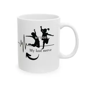 Last nerve ceramic mug, 11oz