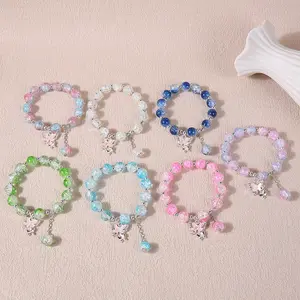 DIY Bracelet Materials Pack – Assorted Beads for Live Handmade Jewelry Making Beaded Choker, Bead Assortment, Glass Beads
