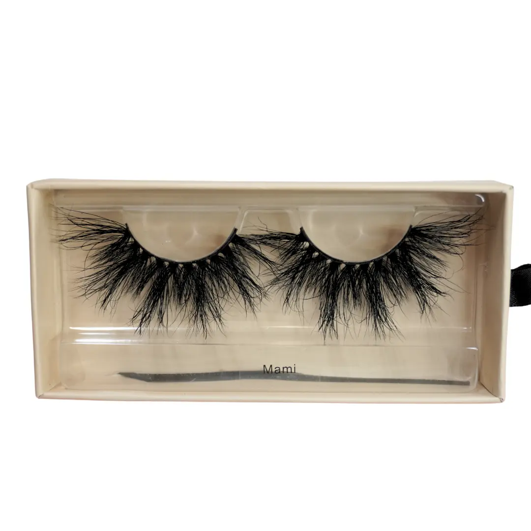Amorie Luxury Col Mink False Eyelashes "Mami", Cosmetic Makeup Lash Extensions
