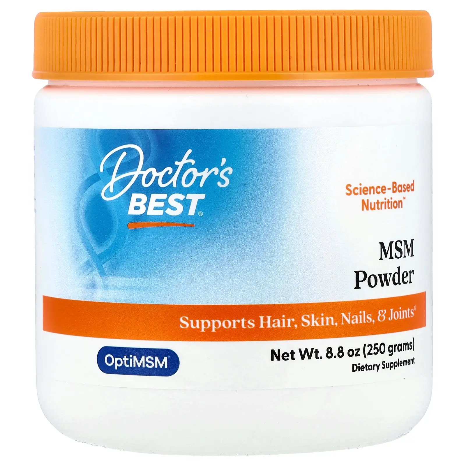 Doctor's Best MSM Powder with OptiMSM®, 8.8 oz (250 g)