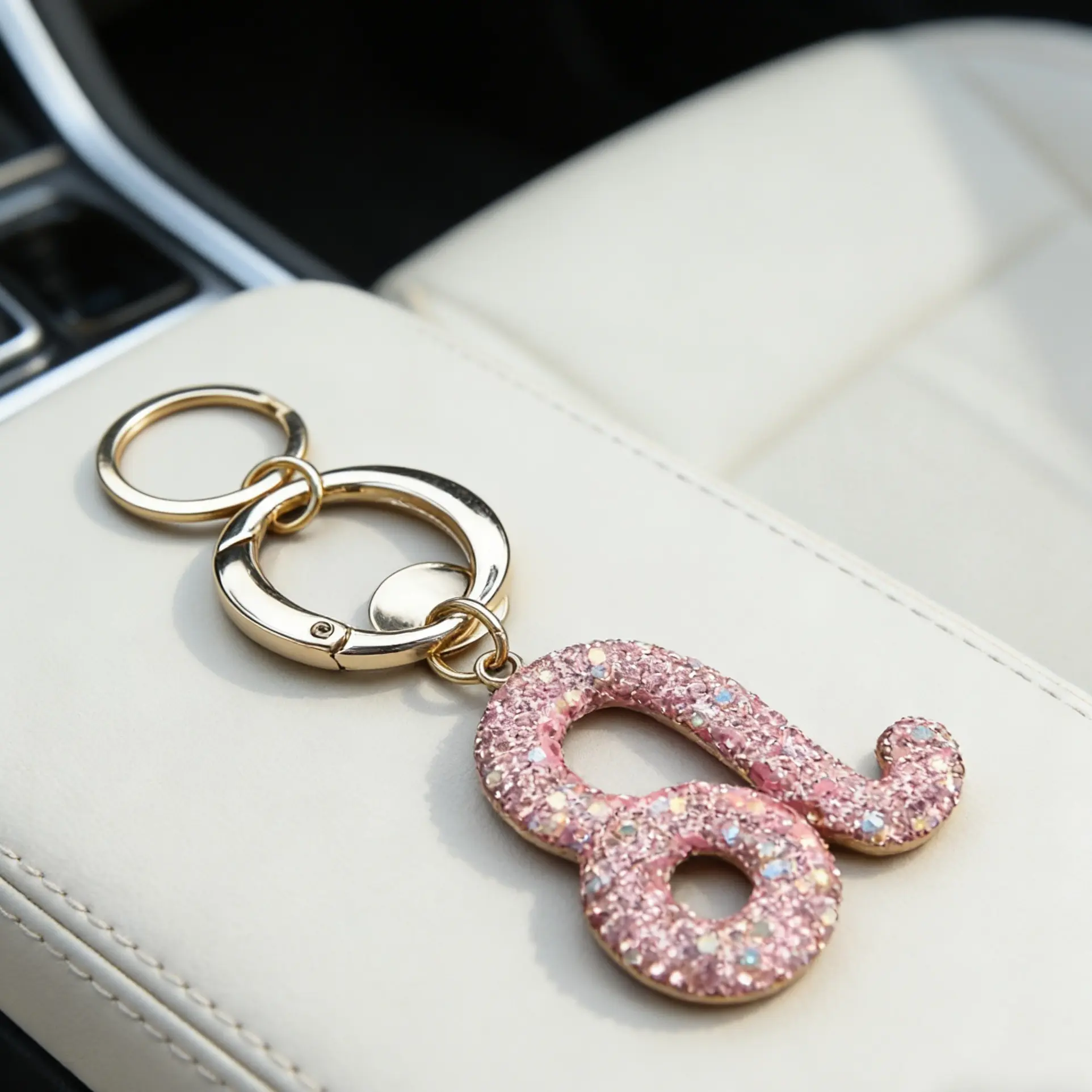 Full Drill Zodiac Keychain Charm, Choose From 12 Constellations, Luxurious Sparkling Bag & Car Ornament, Keychain For Bags, Unisex Accessory, Bling Bling Keychains