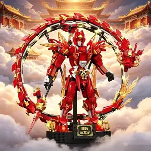 High-Quality Mech Warrior Model Building Kit, Detailed 3D Assembly Toy, Perfect Birthday Gift for Boys, Unisex Building Blocks Set