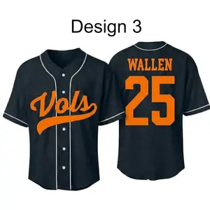 MW 98 Baseball Jersey, Wallen Tour Jersey Shirt, Unisex Baseball Jersey Top, Sport Fan Style, Casual Streetwear