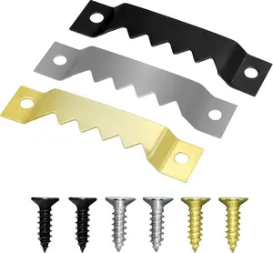 Large Sawtooth Picture Frame Hangers with Screws 30 Pack Supports 50 Ibs Picture Hanging Hooks Hanging Photo Frames Canvas Artwork Paintings
