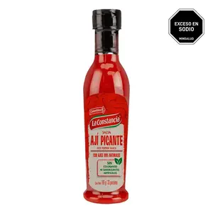 La Constancia Ají Picante Hot Sauce 165g (5.82 oz) – Colombian Spicy Pepper Sauce – Imported from Colombia
