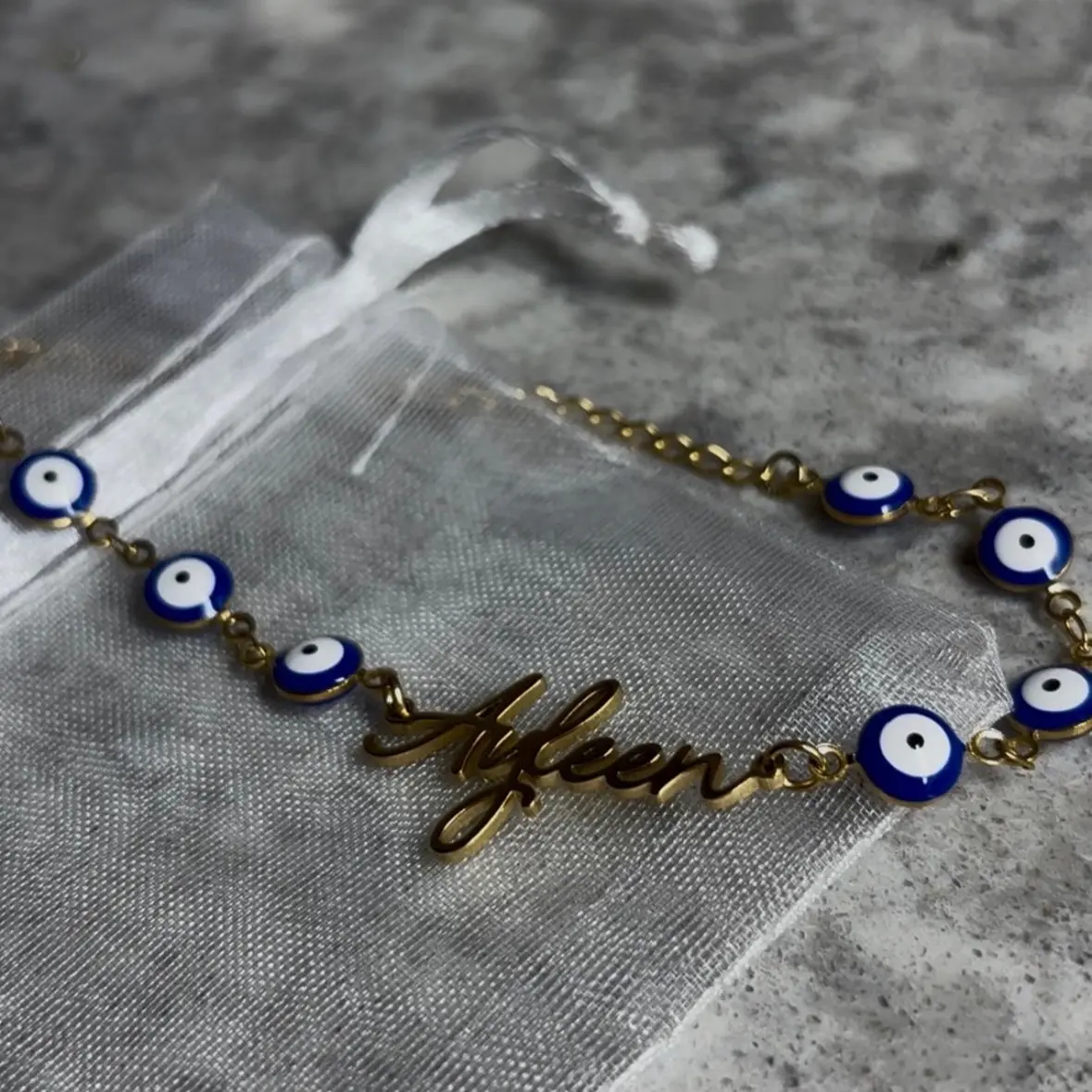 Custom Evil Eye Bracelet