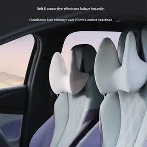 New car headrest, S-class cushion for neck and waist support, memory foam neck pillow for car seats