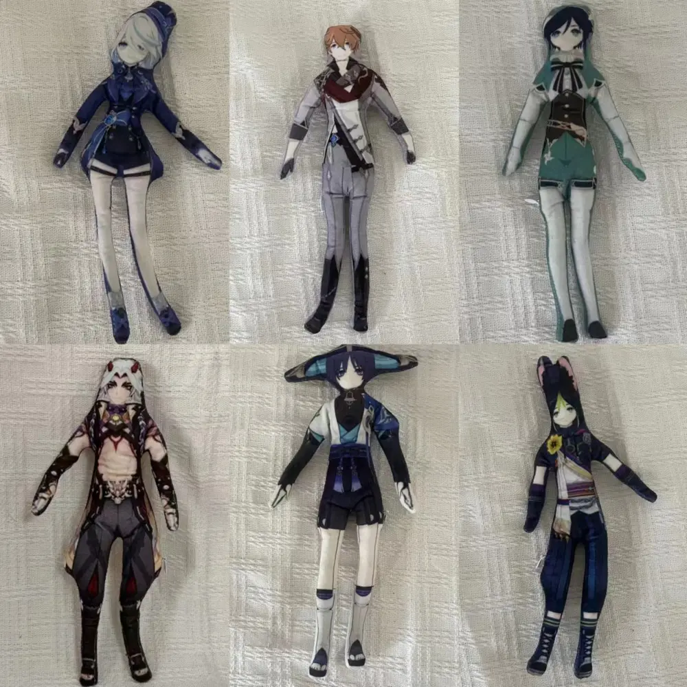 Genshin Impact Plush Toy Genshin Impact Doll Furina Lyney Zhong Li Xiao Hu Tao Klee Soft Toy Stuffed Animal Christmas Plushies