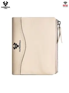 Women's Dual-Fold Solid Color Coin Purse, Large Capacity Multi-Functional Wallet, Card Holder with Multiple Slots, Zipper Bag Bp812