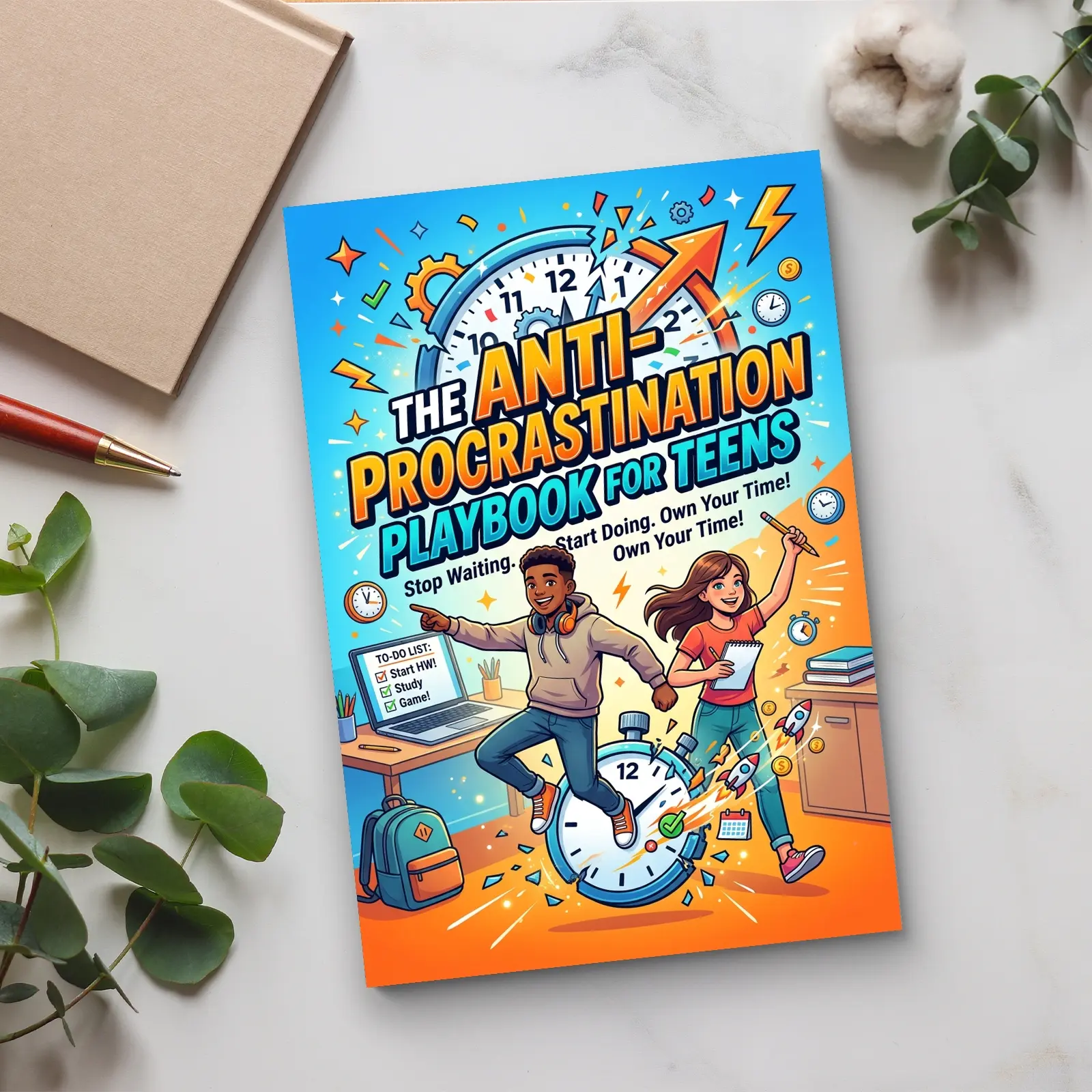 The Anti-Procrastination Guide for Teens: Time Management and Productivity Skills with Study Motivation, Focus Building, Self-Discipline, Goal Setting and Action Planning