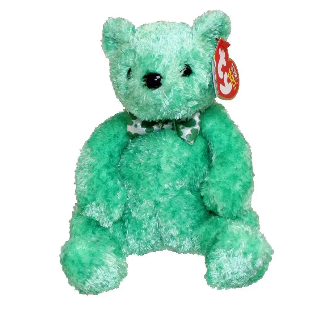 TY Beanie Baby - LUCK-e the Irish Bear (Internet Exclusive) (7.5 inch) (2003) MWMTs