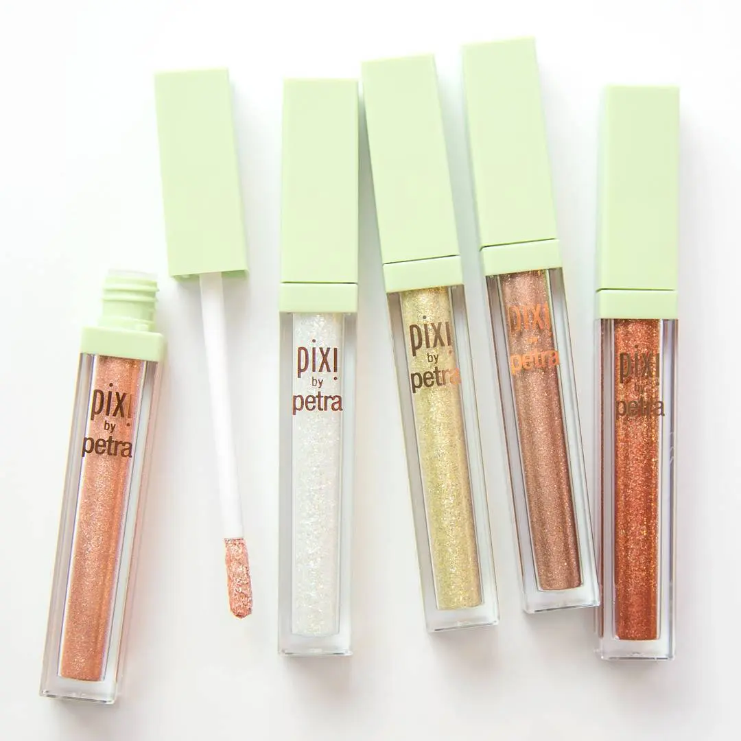 Pixi Liquid Fairy Lights Cosmetic Eyeshadow Cream - Shimmering, Long-Lasting, Light-Reflecting Makeup with Phenoxyethanol, +/- Mica (CI 77019)