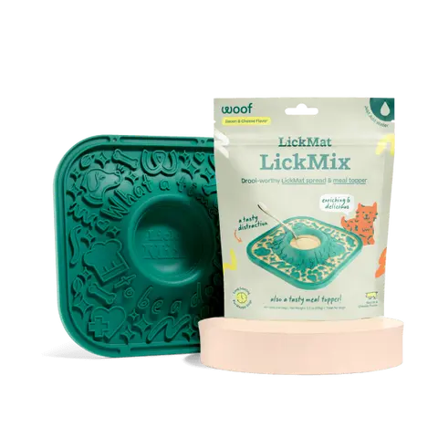 Woof LickMat & LickMix Starter Pack