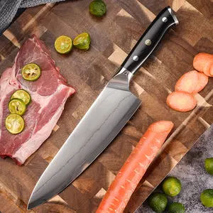 TUSKBLADE 8" Forged Chef Knife – 9-Layer Composite Steel with 9CrMoV Core & G10 Handle