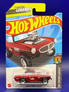 HOT WHEELS Volvo P1800 Gasser Red #1 - HW Dream Garage 1/5